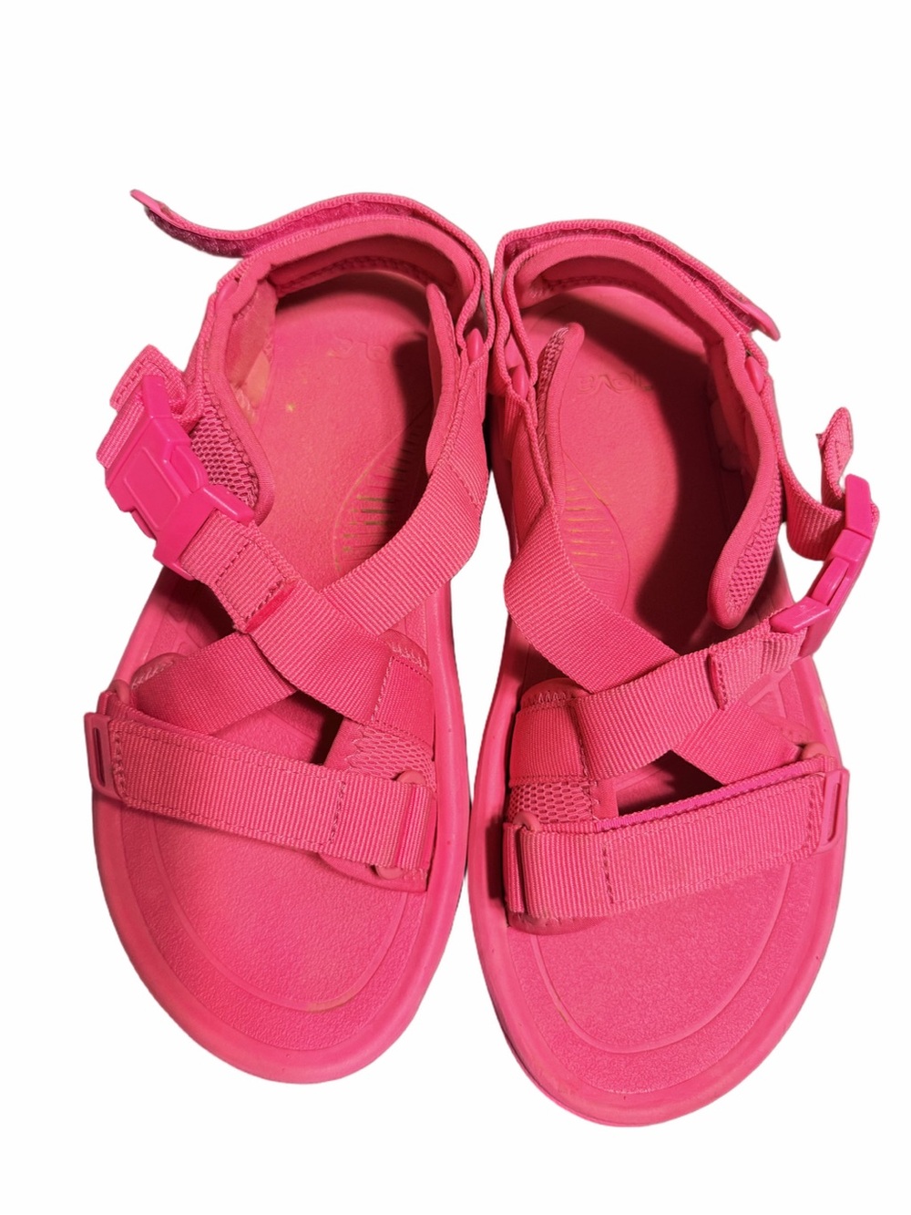 Teva Woman’s Hot Pink Adjustable Strap Sandals